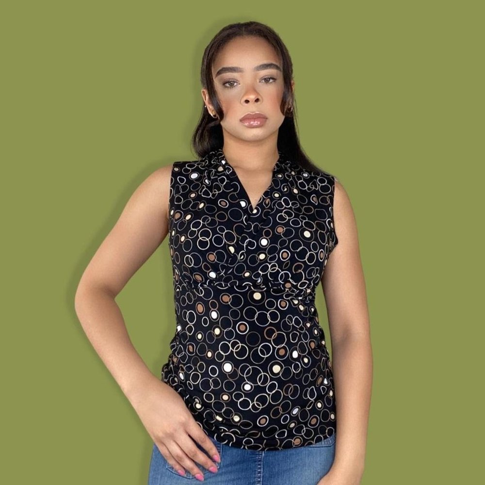 Vintage 90s Polka Dot Top